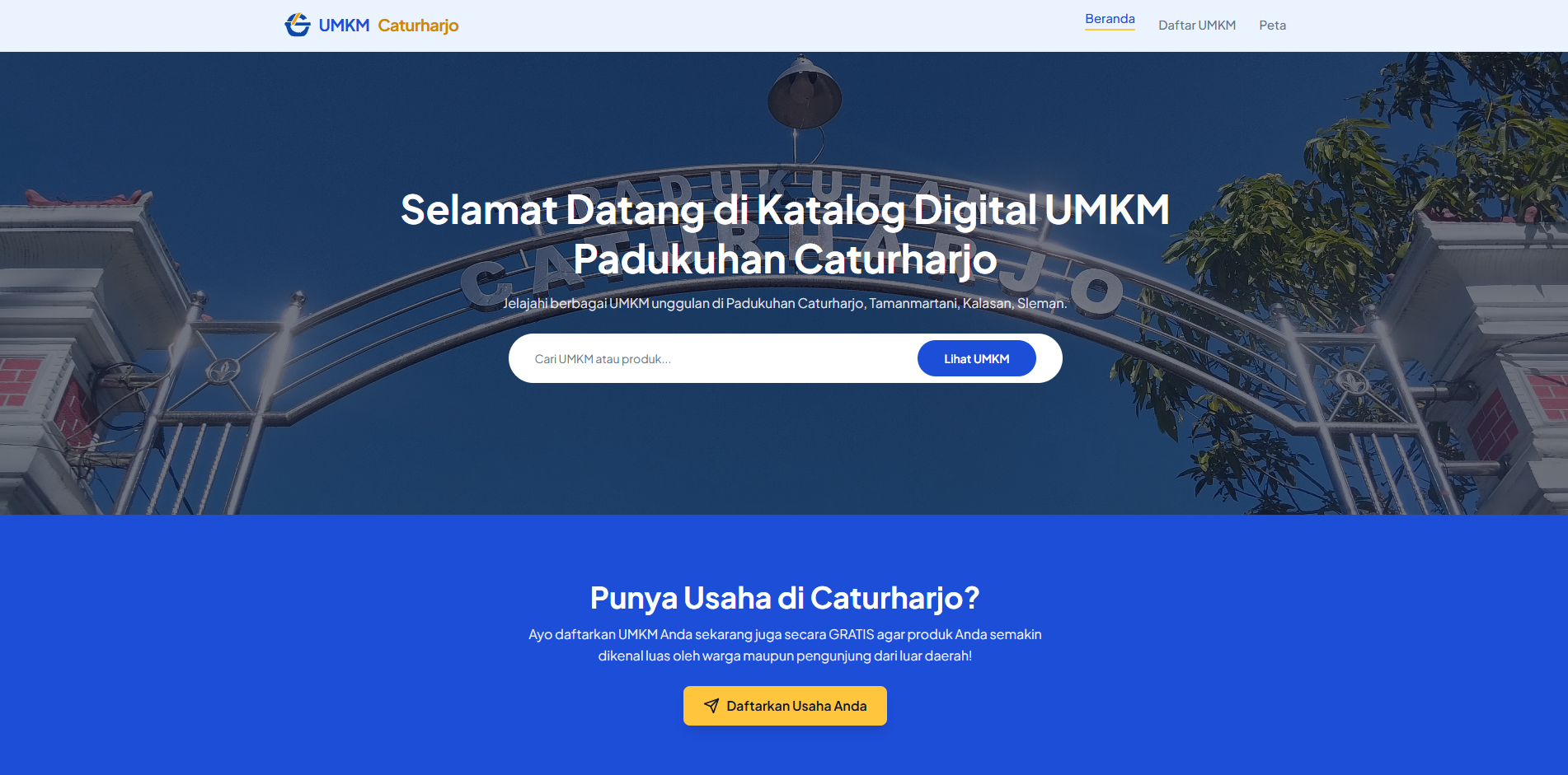 Katalog Digital UMKM Padukuhan Caturharjo
